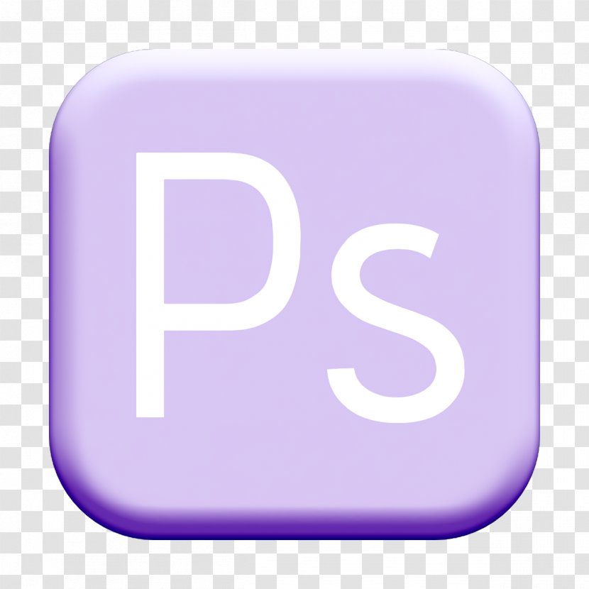 File Types Icon Photoshop - Violet - Number Material Property Transparent PNG