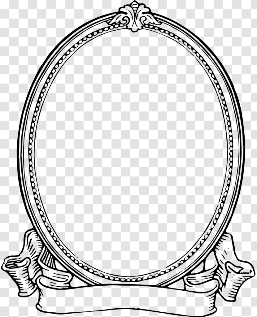 Picture Frames Clip Art - Oval - Number Frame Transparent PNG
