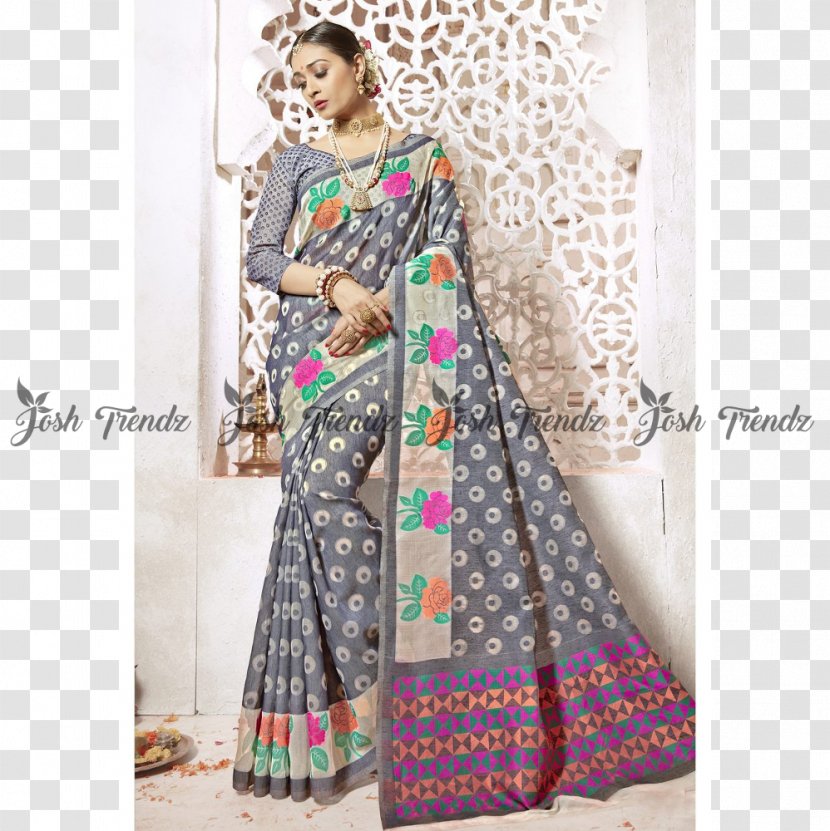 Banarasi Sari Art Silk Textile Clothing - Day Dress - Embroidery Transparent PNG