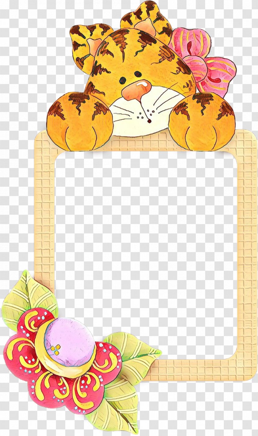 Picture Frame - Cartoon - Yellow Transparent PNG