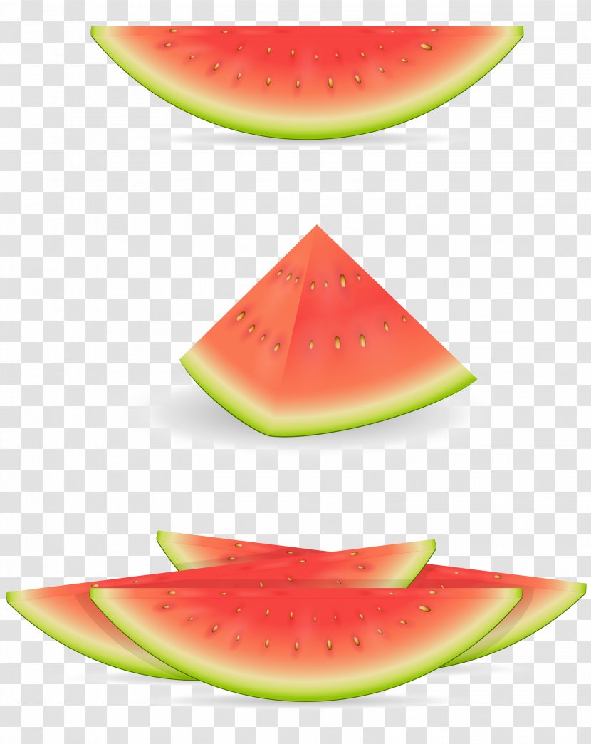 Watermelon Euclidean Vector Download - Fruit - Xia Jiqing New Hand-painted Transparent PNG