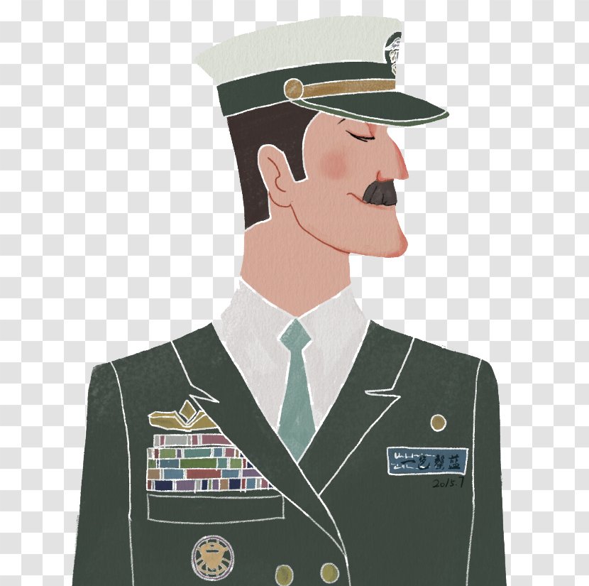 Cartoon Illustration - Poster - Policemen Transparent PNG