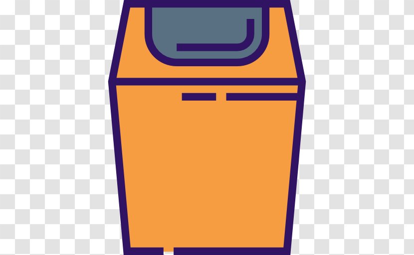 Washing Machine Cartoon Icon - Yellow Transparent PNG