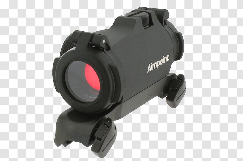 Aimpoint AB Red Dot Sight Micro H-1 2 MOA (with Standard Mount) 200018 CompM4 - Firearm - Vortex Strike Eagle Transparent PNG