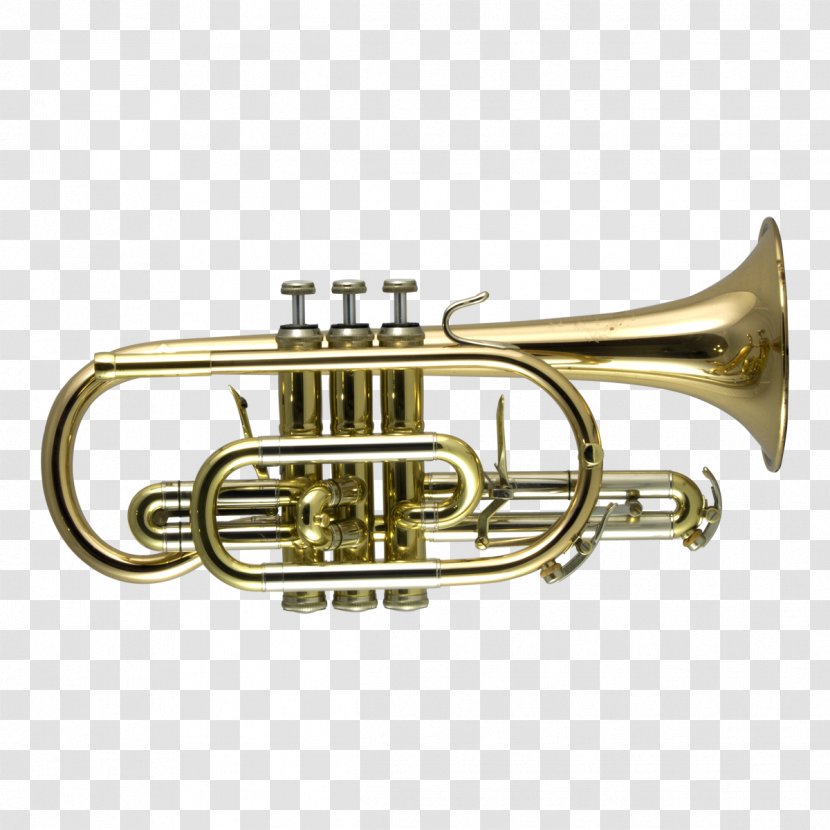 Cornet Saxhorn Trumpet Mellophone French Horns - Frame Transparent PNG