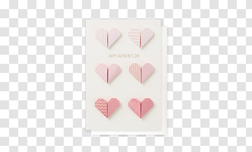 Paper Pink M Heart M-095 - Peach - Electronic Greeting Card Day Transparent PNG