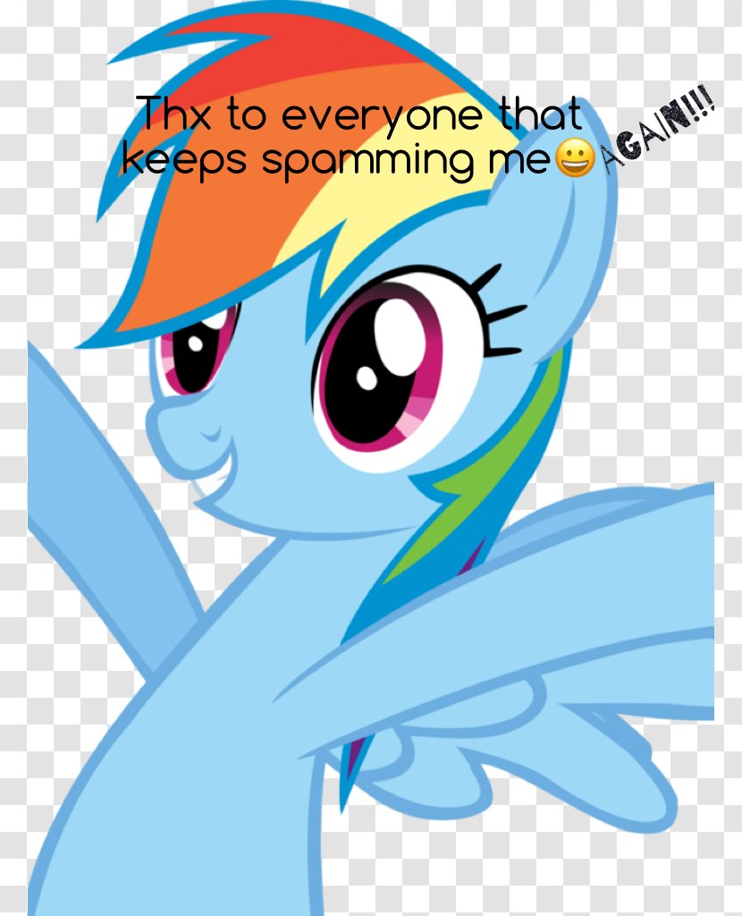 Rainbow Dash Pony - Silhouette - Cartoon Transparent PNG