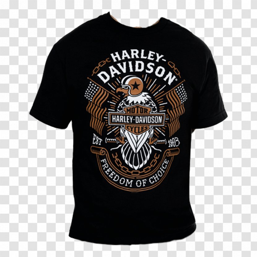 T-shirt Sleeve Mount Ephraim Barb's Harley-Davidson Logo - Tshirt Transparent PNG
