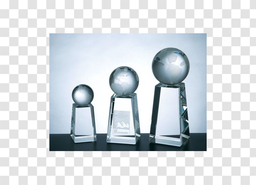 Acrylic Trophy Globe Award Commemorative Plaque Transparent PNG