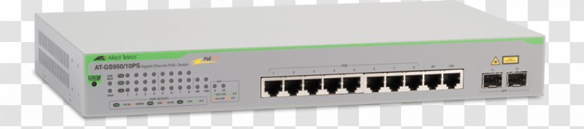 Network Switch Allied Telesis Gigabit Ethernet Hub Wireless Router - 16xgb 2 Sfp Poe Atgs95016ps - Access Points Transparent PNG