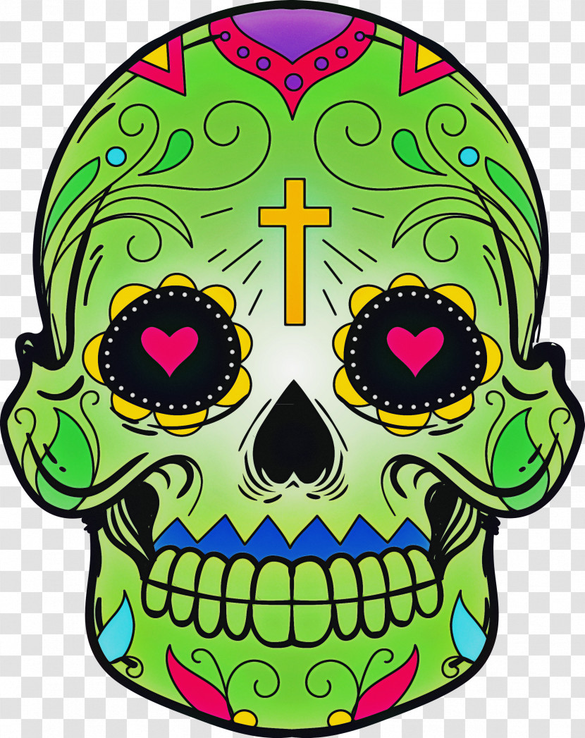 Calavera Calaveras Sugar Skull Transparent PNG