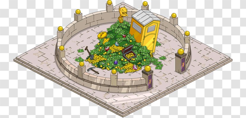 The Simpsons: Tapped Out Mr. Burns Springfield $pringfield Money - Simpsons - Mountain Transparent PNG