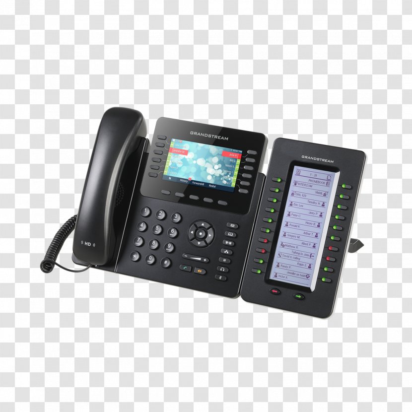 Grandstream Networks VoIP Phone Voice Over IP Telephone Session Initiation Protocol - TELEFONO Transparent PNG