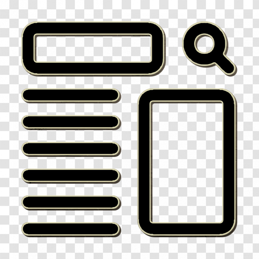 Ui Icon Wireframe Icon Transparent PNG