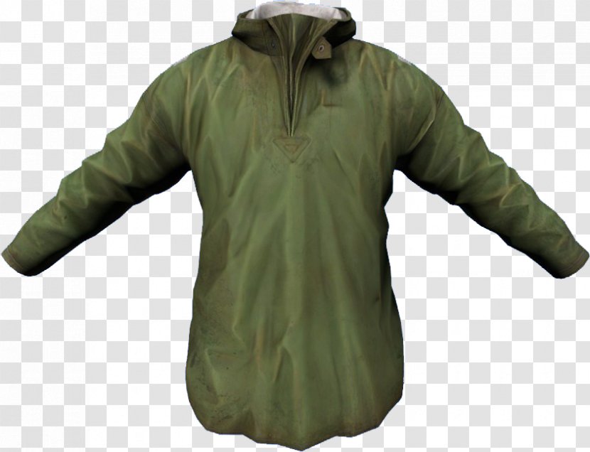 DayZ Raincoat Robe Steam Community Survival Skills - Green Jacket With Hood Black Transparent PNG