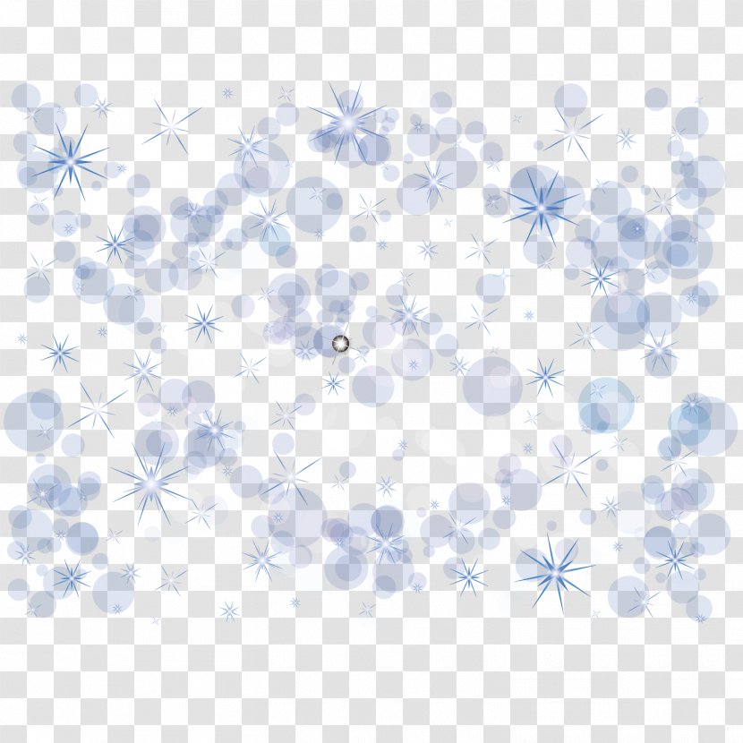 Blue Sky Pattern - Violet - Glowing Stars Transparent PNG