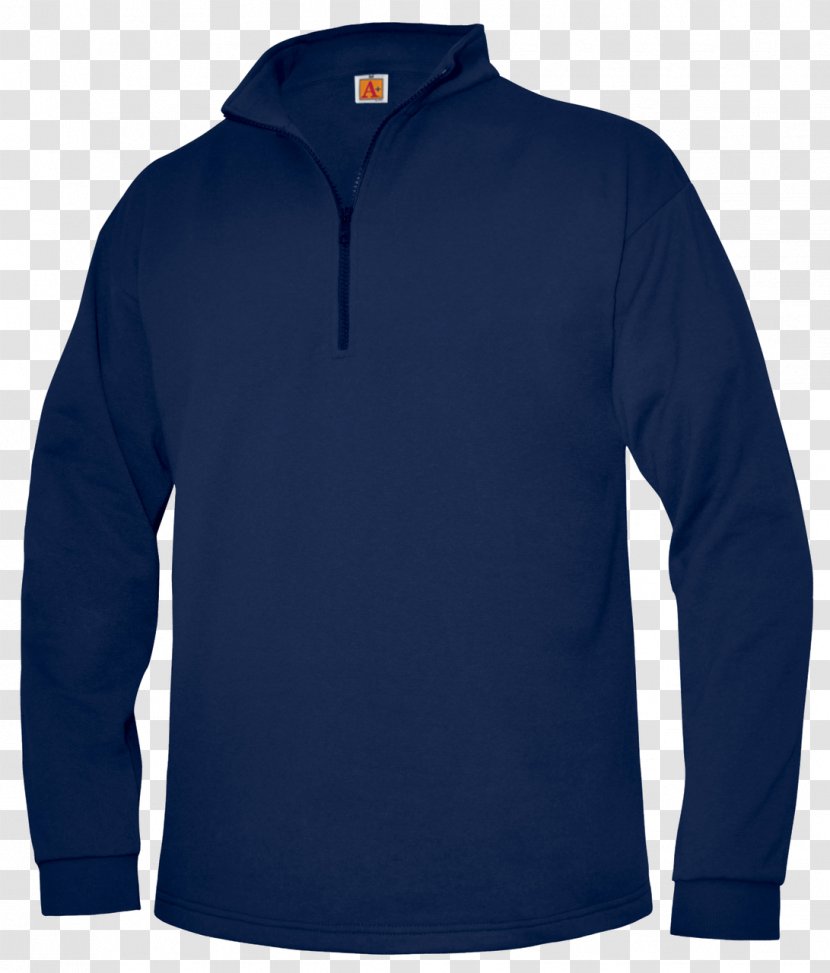 Sleeve Polar Fleece T-shirt Jacket - Electric Blue Transparent PNG