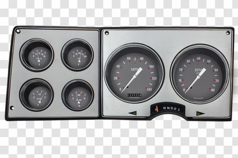 General Motors GMC Car Pickup Truck Chevrolet Suburban - Classic Instruments - Speedometer Transparent PNG