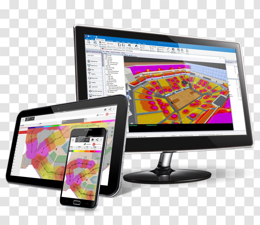 Network Planning And Design Wi-Fi Computer Software - Monitor Transparent PNG