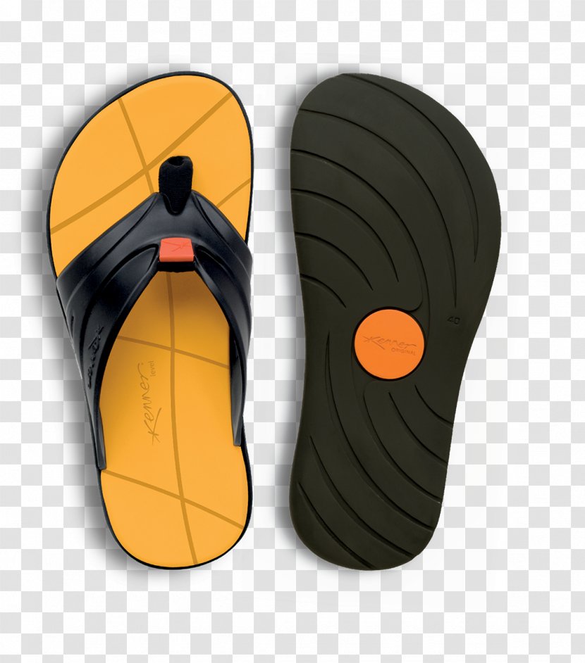 Flip-flops Slipper Shoe - Orange - Design Transparent PNG