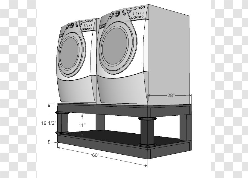 Table Washing Machines Clothes Dryer Combo Washer Laundry Room - And Pictures Transparent PNG