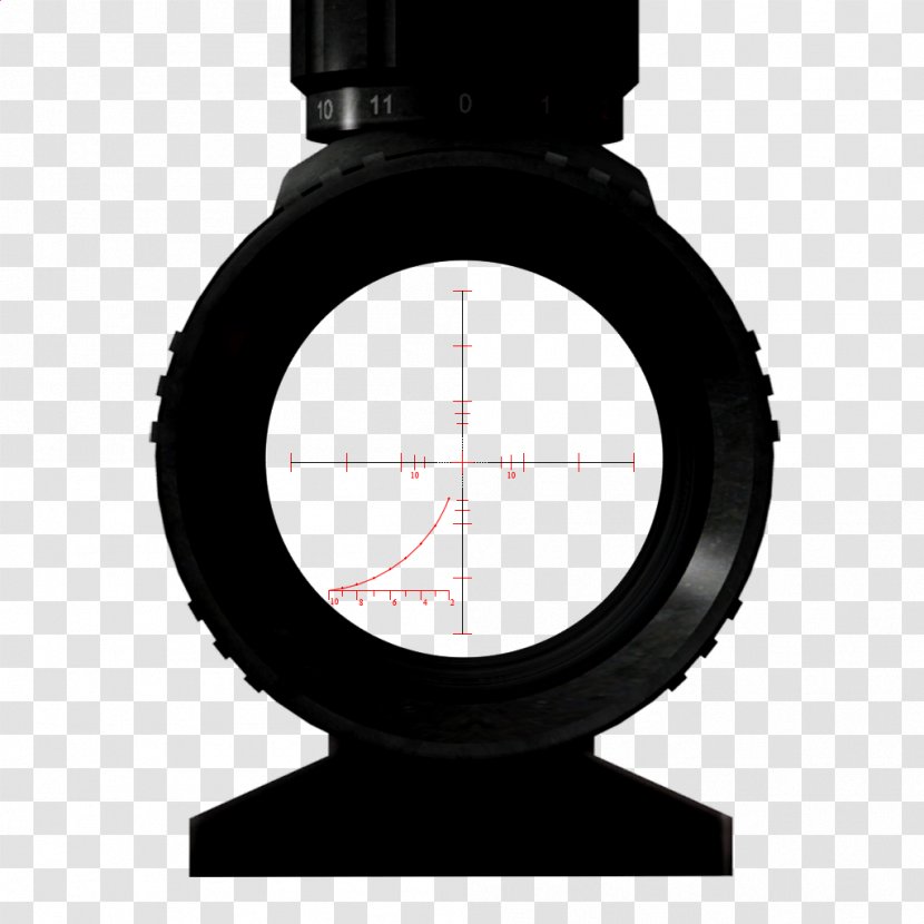 Telescopic Sight Reticle Sniper - Scopes Transparent PNG