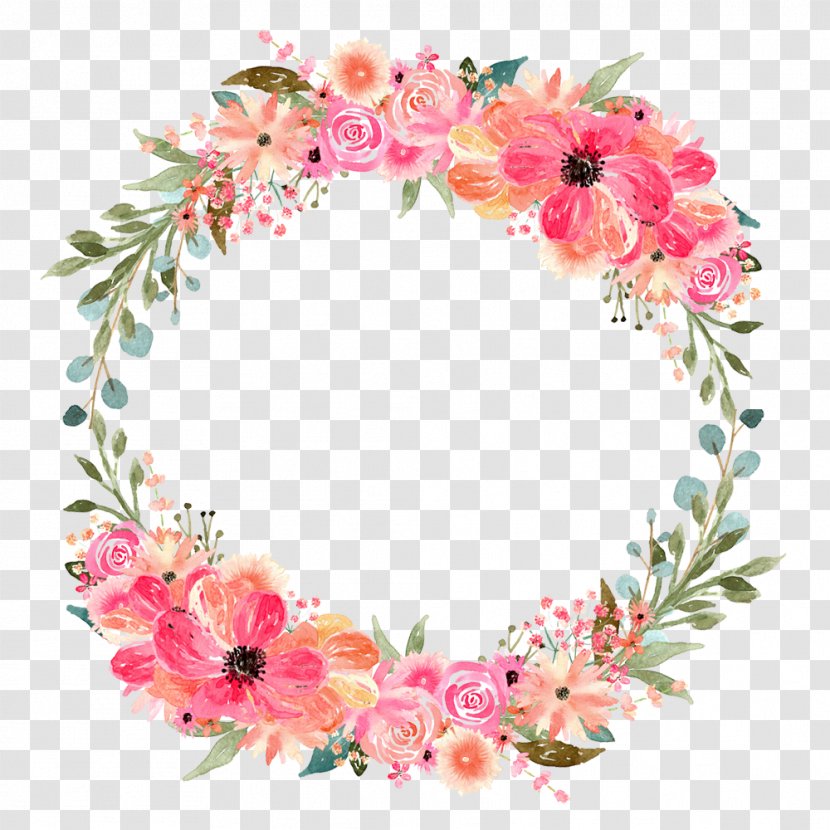 Floral Design Wreath Watercolor Painting Jennifer Crafts - Petal - Wreaths Transparent PNG