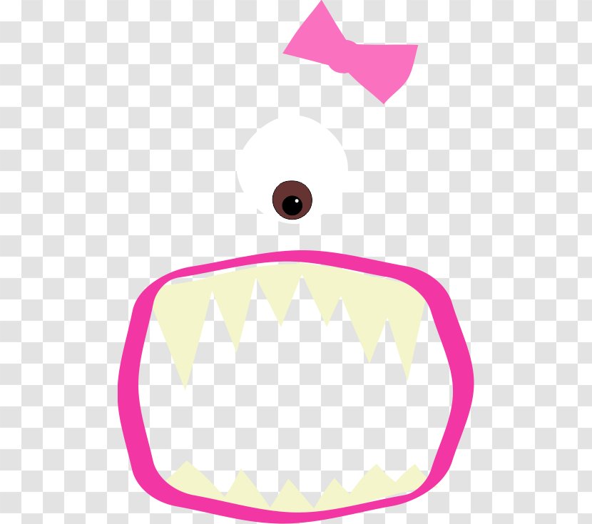 Pink M Line Headgear Clip Art - Smile - Design Transparent PNG