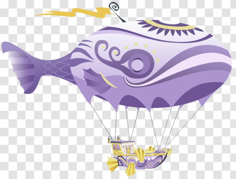 Pony Rarity Airship Zeppelin - Ekvestrio - Ship Transparent PNG