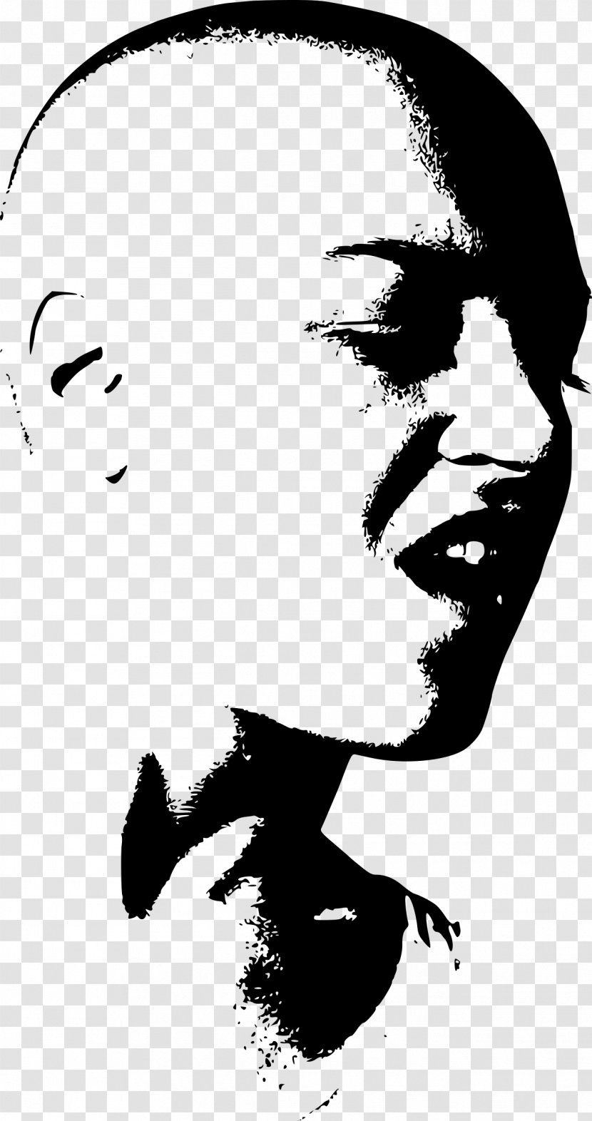 Woman Cartoon - Silhouette - Blackandwhite Stencil Transparent PNG