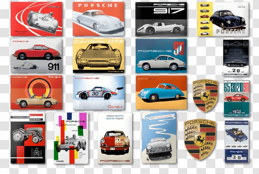 Compact Car Porsche Automotive Design Display Advertising - Vehicle Transparent PNG