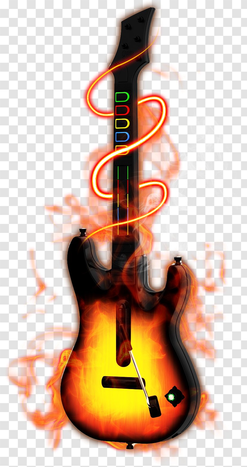 Musical Instruments Acoustic Guitar String - Watercolor Transparent PNG