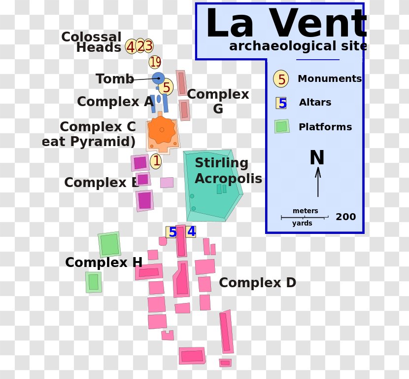 Parque Museo La Venta Olmec Colossal Heads Olmecs Archaeology - Mexico - Site Map Transparent PNG