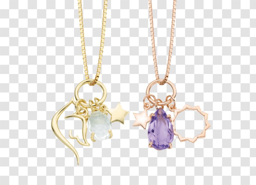Amethyst Necklace Charms & Pendants Purple Body Jewellery - Jewelry Transparent PNG