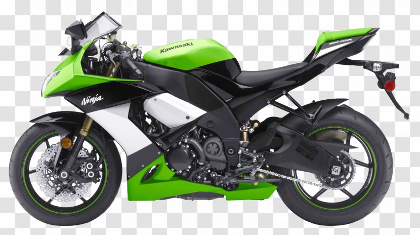 Kawasaki Ninja ZX-10R ZX-14 Motorcycles - Motorcycle Accessories - Green ZX 10R Sport Bike Transparent PNG