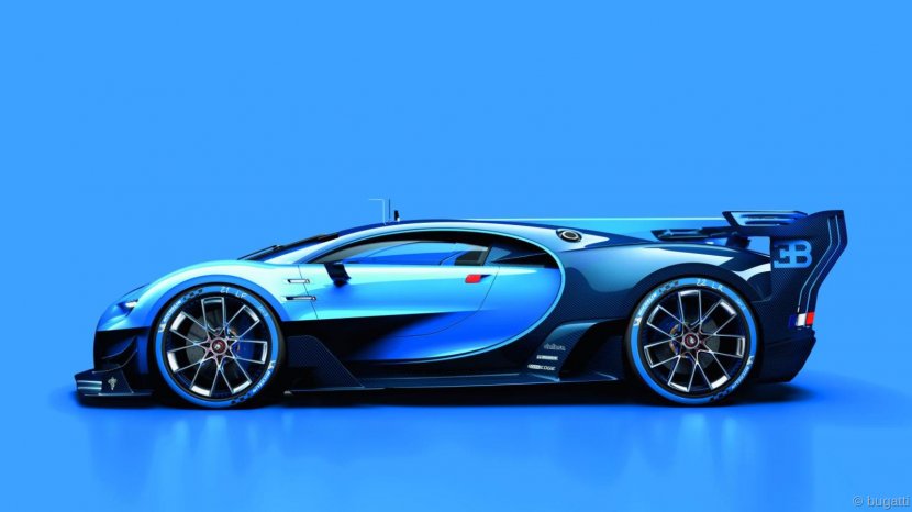 Bugatti Vision Gran Turismo Geneva Motor Show International Germany - Race Car Transparent PNG