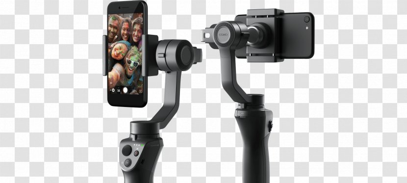 DJI Osmo Mobile 2 Smartphone Gimbal - Cameras Optics Transparent PNG