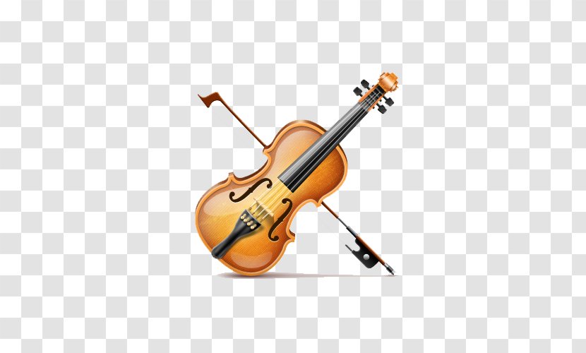 Bass Violin Musical Instrument Viola - Frame - Realistic Transparent PNG