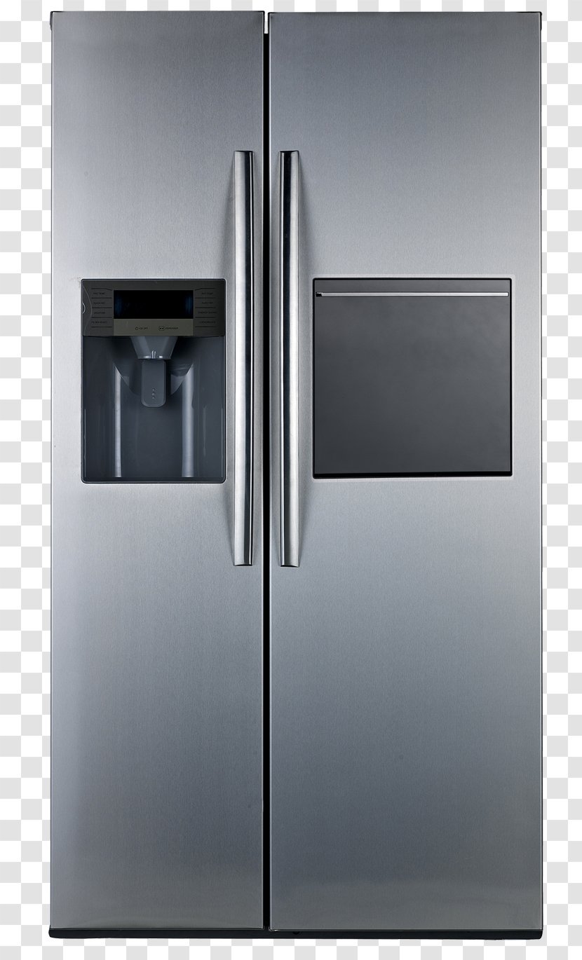 Refrigerator Freezers Auto-defrost Logik LFC50B14 Fridge Freezer Ice Makers Transparent PNG