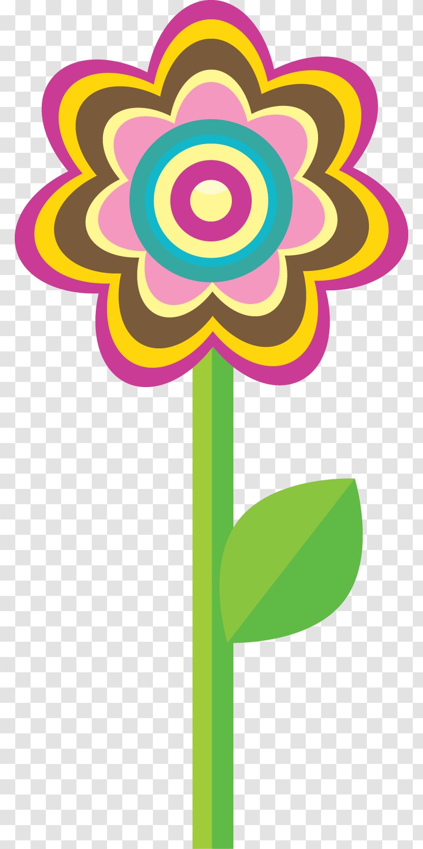 Floral Design Clip Art - Heptagon - Cut Flowers Transparent PNG