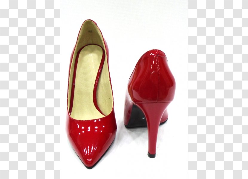 High-heeled Shoe - Red - Design Transparent PNG