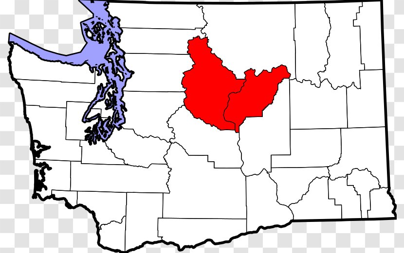 Asotin County, Washington Moscow Clark County Lewiston Garfield - Flower - Map Transparent PNG