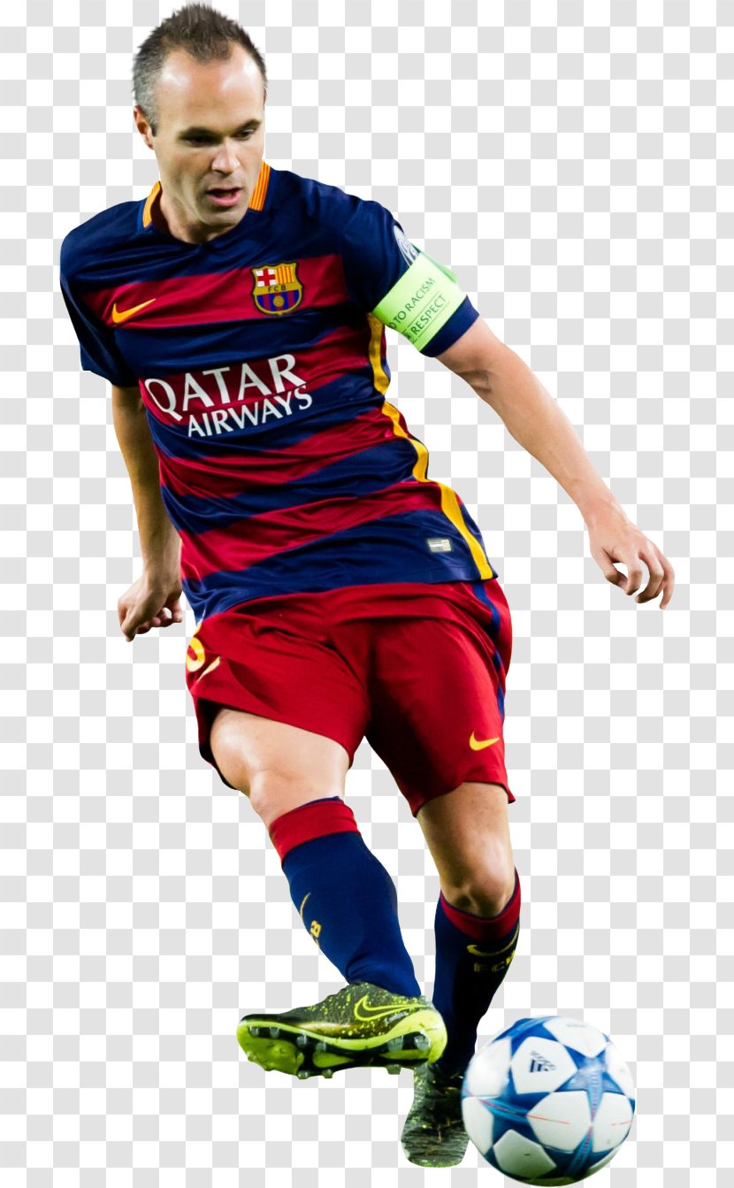 Andrés Iniesta FC Barcelona Camp Nou Football Player - Soccer - Fc Transparent PNG