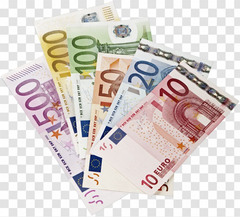 Euro Banknotes Money Currencies Of The European Union Coins - Banknote Transparent PNG