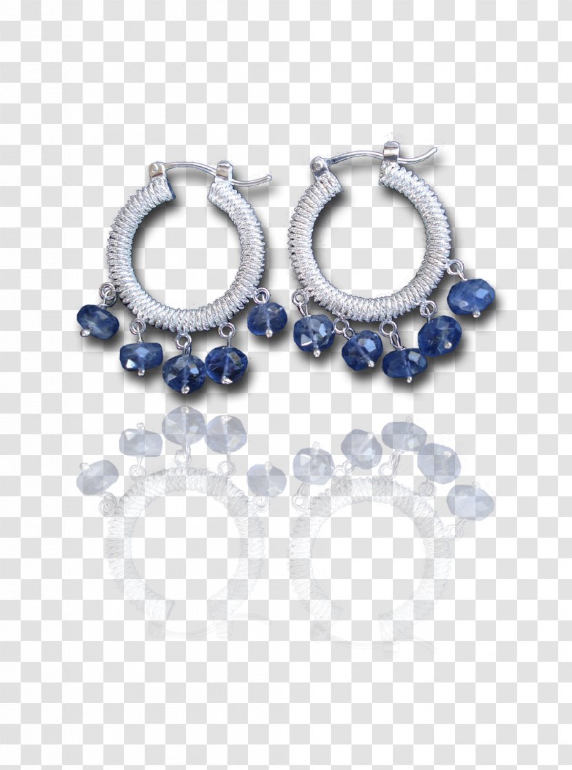 Pearl Earring Sapphire Jewellery Cobalt Blue Transparent PNG
