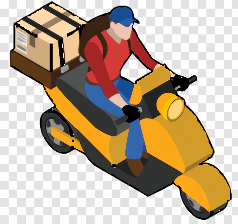 Warehouse Cartoon - Cargo - Wheel Rolling Transparent PNG