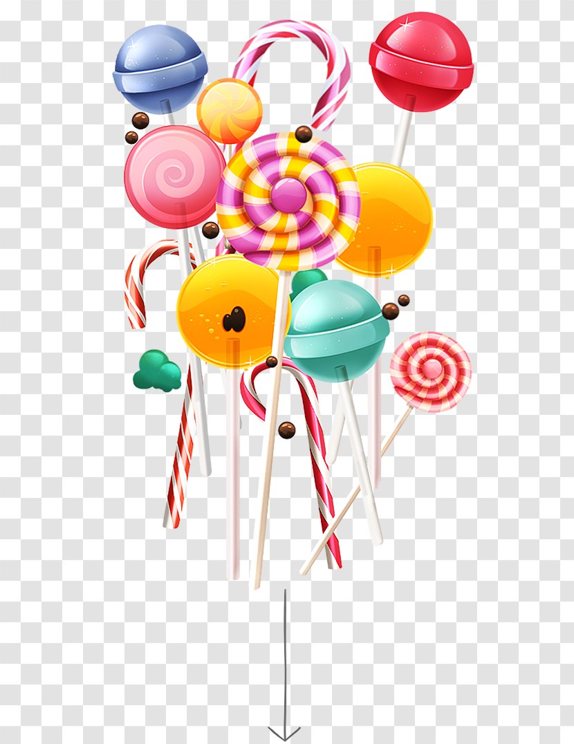 Lollipop Stick Candy Sugar - Lollipop,Colorful Transparent PNG