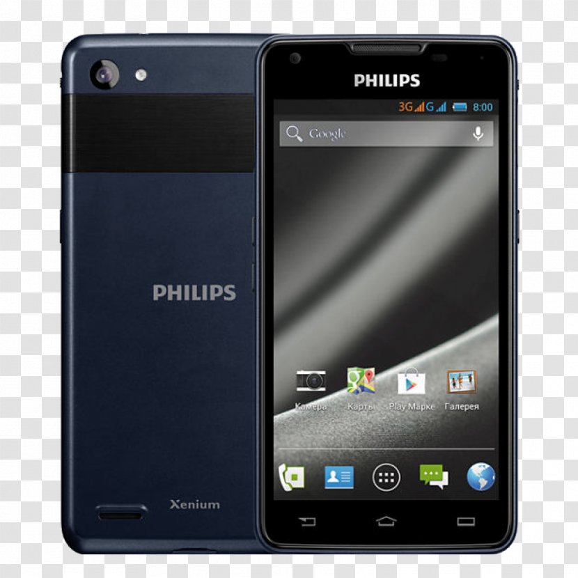 Xenium Philips Mobile Phones Smartphone 3G - Communication Device - Phone Models Transparent PNG