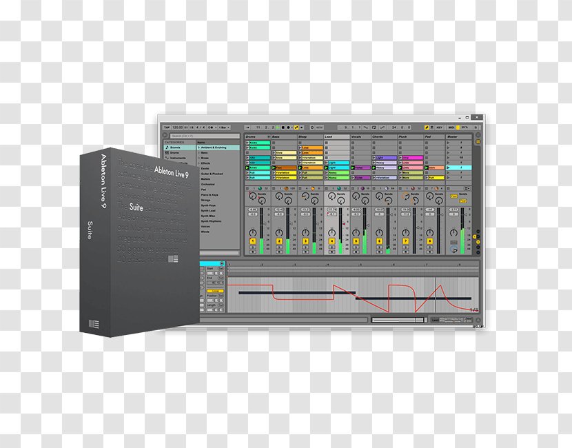 Ableton Live 9 Digital Audio Computer Software - Flower - Musical Instruments Transparent PNG