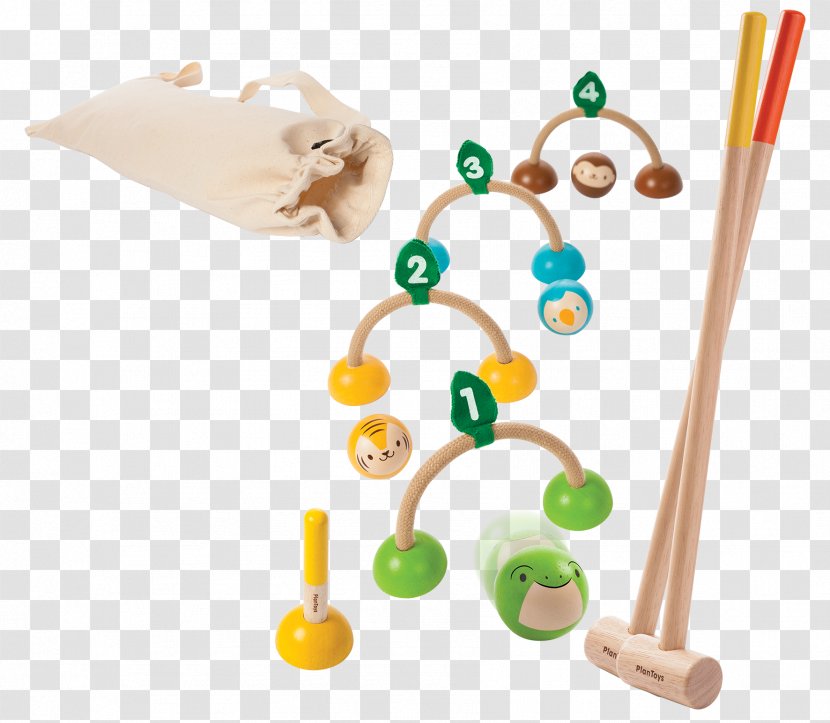 Plan Toys Croquet Ball Shoot! Game - Toy Transparent PNG